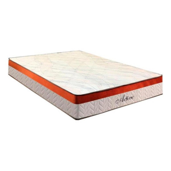 Encontraproduto.com.br - Colchão Queen Espuma Compact Ag 65 - Anatômico Active Euro Pillow (158x198x28) - Paropas