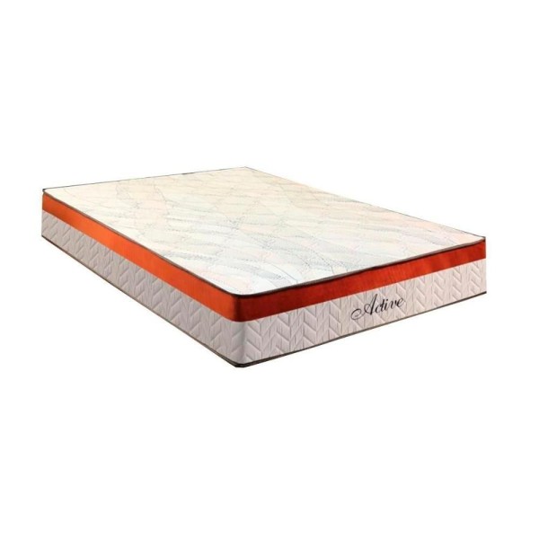 Encontraproduto.com.br - Colchão Queen Espuma Compact Ag 65 - Anatômico Active Euro Pillow (158x198x28) - Paropas