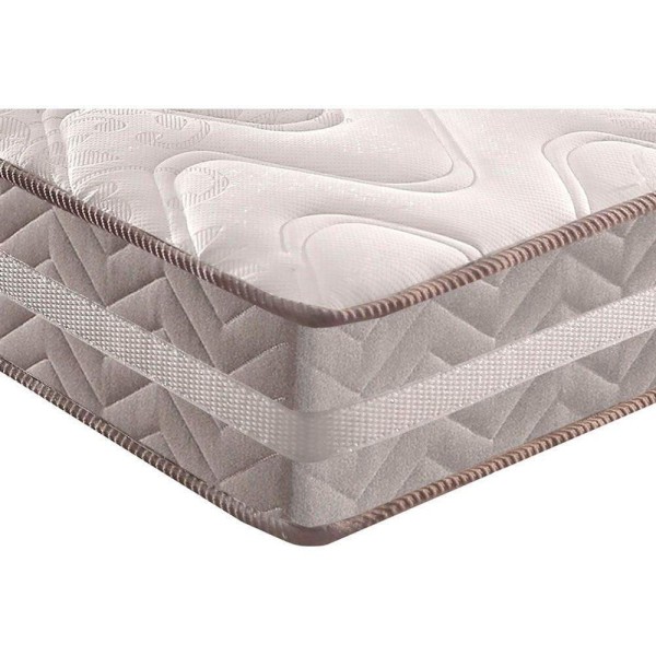 Encontraproduto.com.br - Conjunto Box Casal: Colchão Anatômico Paropas D33-ag65 Confort + Base Crc Suede Gray(138x188)