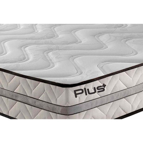 Encontraproduto.com.br - Cama Box Queen: Colchão Espuma D33 Paropas Pasquale Plus + Base Crc Suede Gray(158X198)