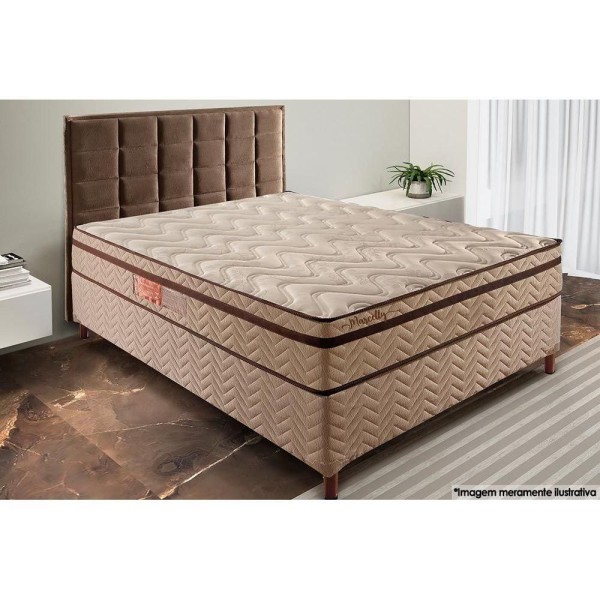 Encontraproduto.com.br - Colchão Queen Molas Ensacadas Masterpocket Marcelly Euro Pillow Clean (158x198x28) - Paropas