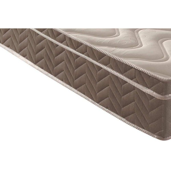 Encontraproduto.com.br - Cama Box Solteiro: Colchão Ortopédico Paropas D33/Ep + Base Rústico Brown(88X188)