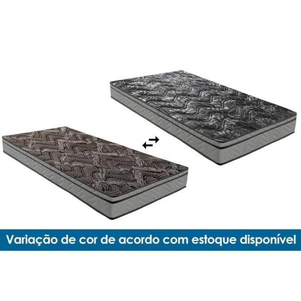 Encontraproduto.com.br - Colchão Viúva Ortopédico D28 - Ep Anatômico Conforto Firme Euro Pillow Gray (128x188x17) - Paropas