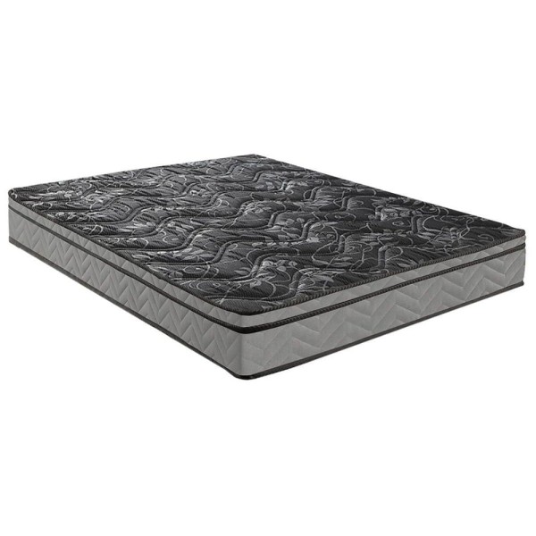 Encontraproduto.com.br - Colchão Viúva Ortopédico D28 - Ep Anatômico Conforto Firme Euro Pillow Gray (128x188x17) - Paropas