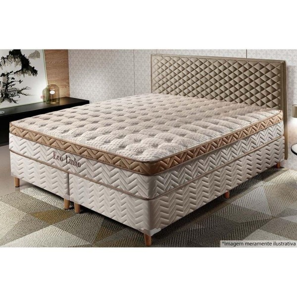 Encontraproduto.com.br - Colchão Solteiro Molas Masterpocket Ensacadas Eco Linho Euro Pillow (88x188x32) - Paropas