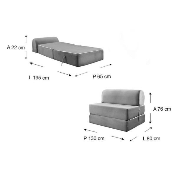 Encontraproduto.com.br - Sofá Cama p/Sala New Extra Suede Capuccino - Paropas
