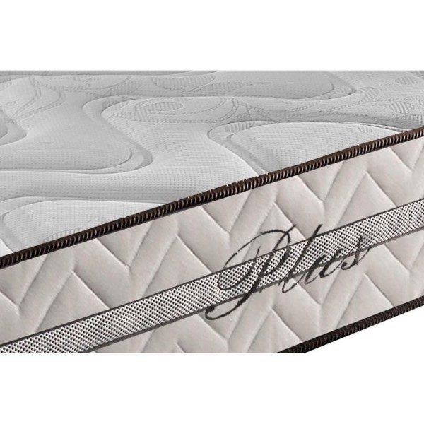 Encontraproduto.com.br - Cama Box Casal: Colchão Espuma Paropas D33 Pasquale Plus + Base Crc Rústico Gray(138X188)