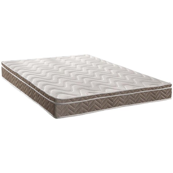 Encontraproduto.com.br - Colchão Viúva D33 / EP / Anatômico Confort Ultra Firme Euro Pillow Brown (128x188x25) - Paropas