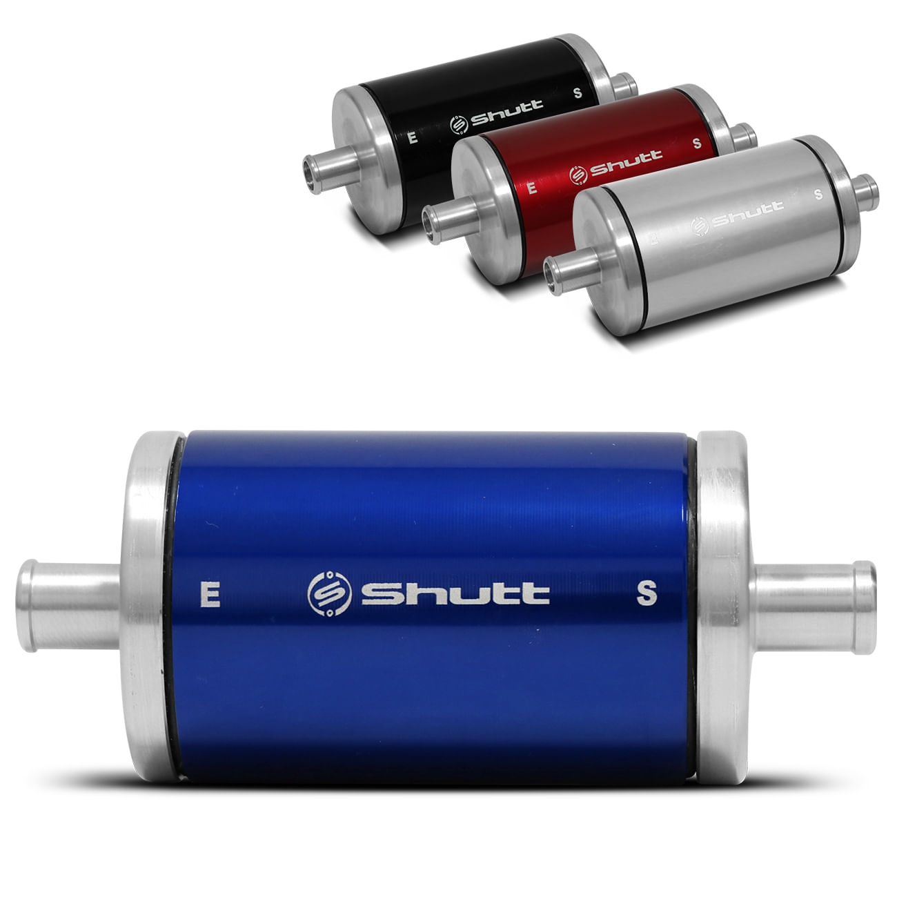 Encontraproduto.com.br - Filtro Combustível Pequeno Shutt Universal 80 Microns Lavavel 12mm