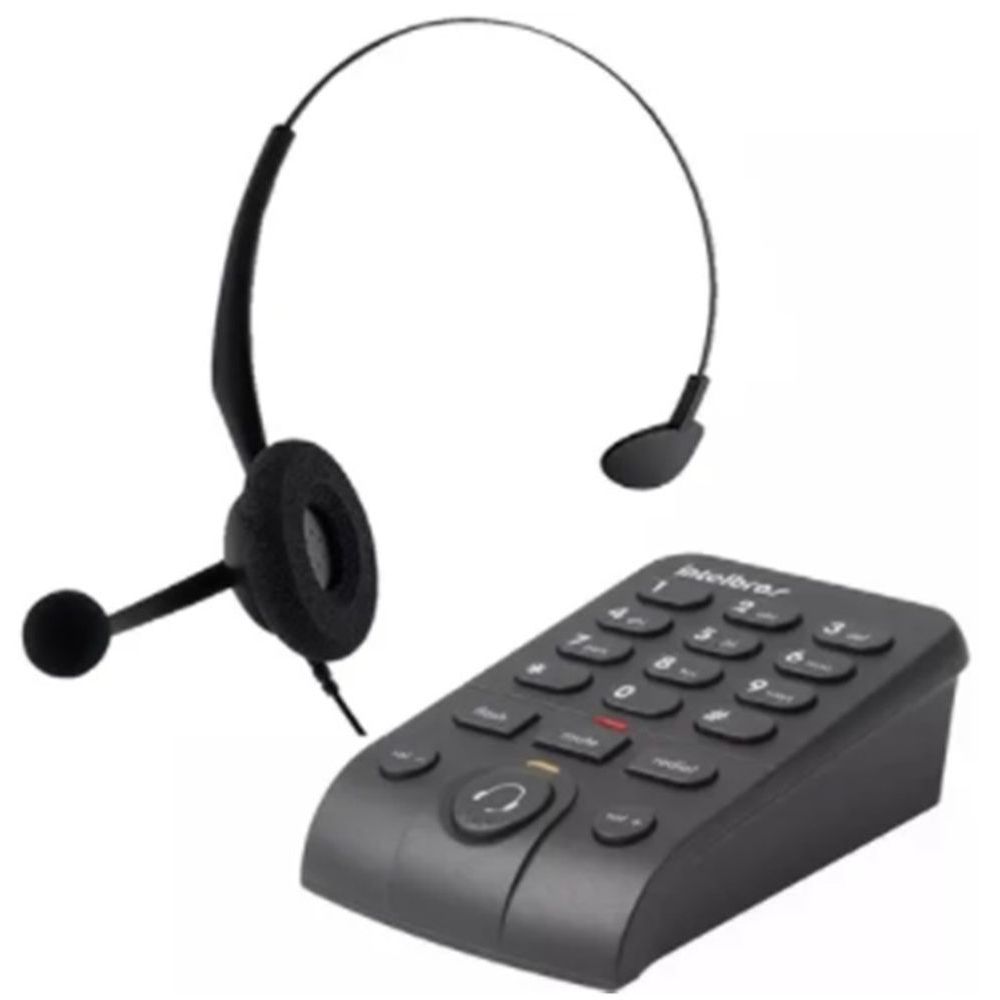Encontraproduto.com.br - Telefone Headset Telemarketing Intelbras Hsb50 Atendimento