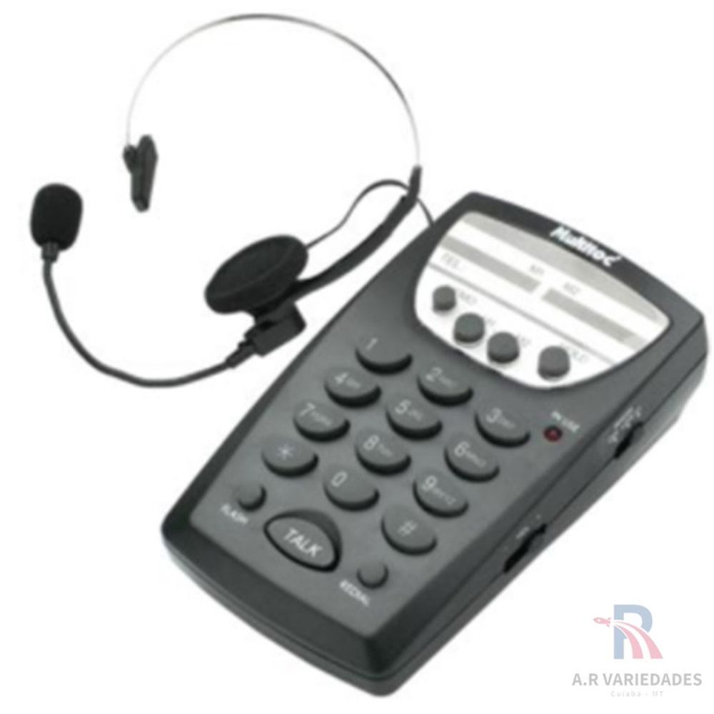 Encontraproduto.com.br - Telefone Headset Telemarketin Multitoc Fone Musica De Espera