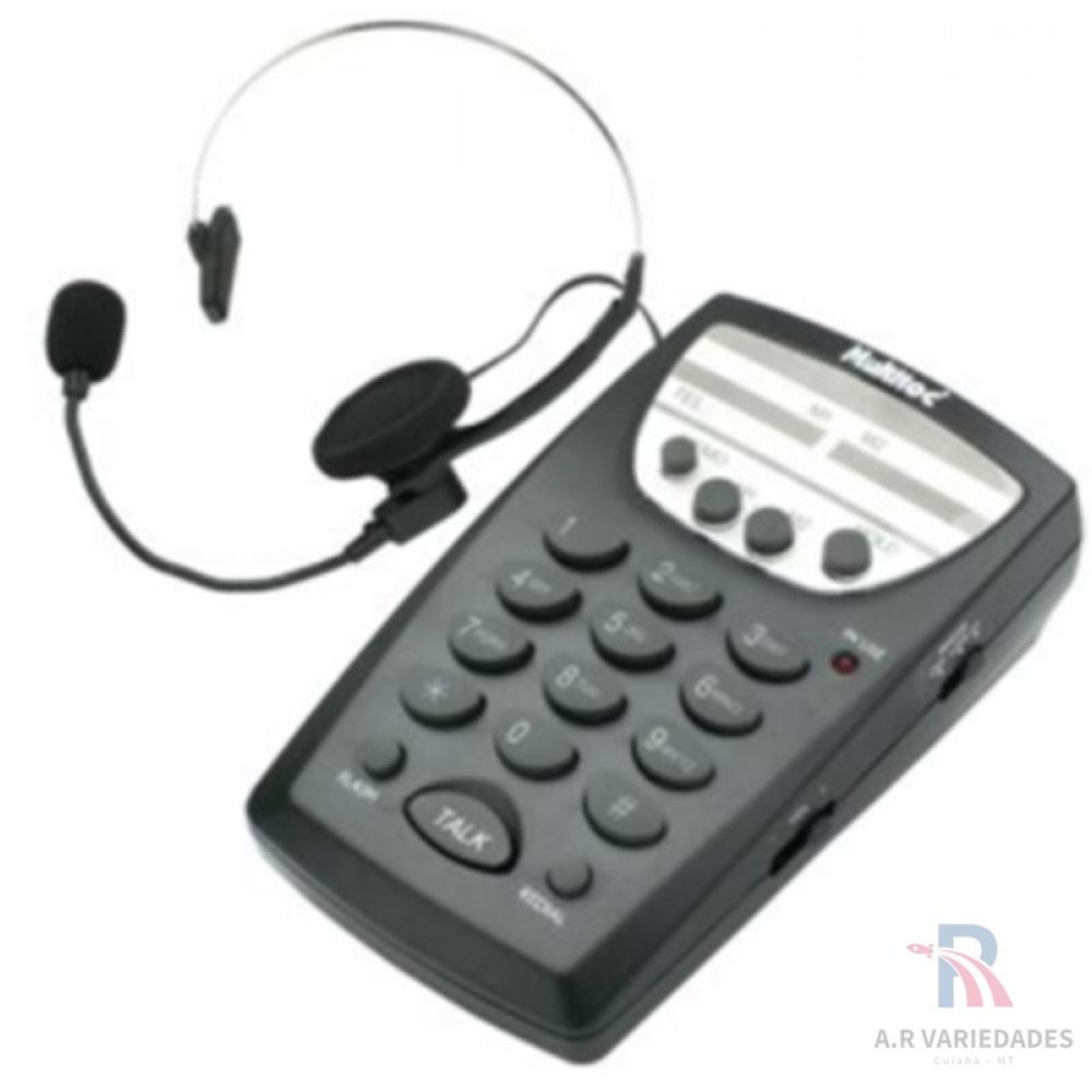 Encontraproduto.com.br - Telefone Headset Telemarketin Multitoc Fone Musica De Espera