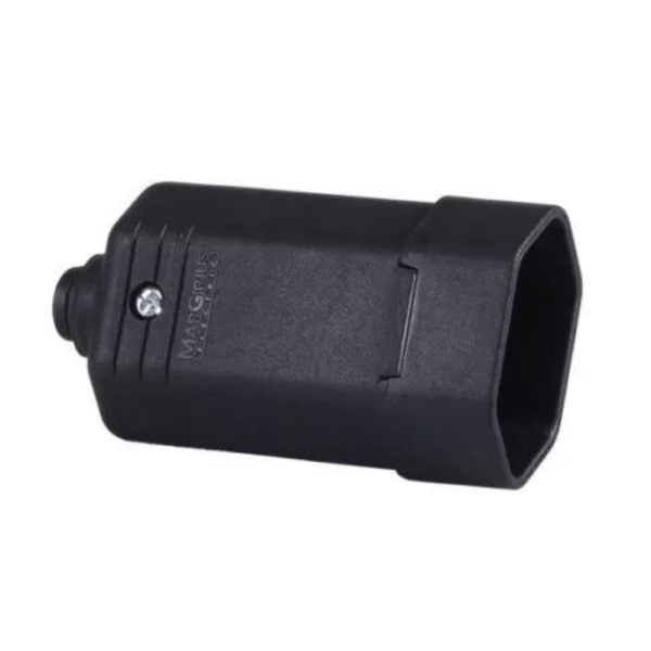 Encontraproduto.com.br - Pino Prolongador Margirius  Fêmea 2p+t 10a Preto