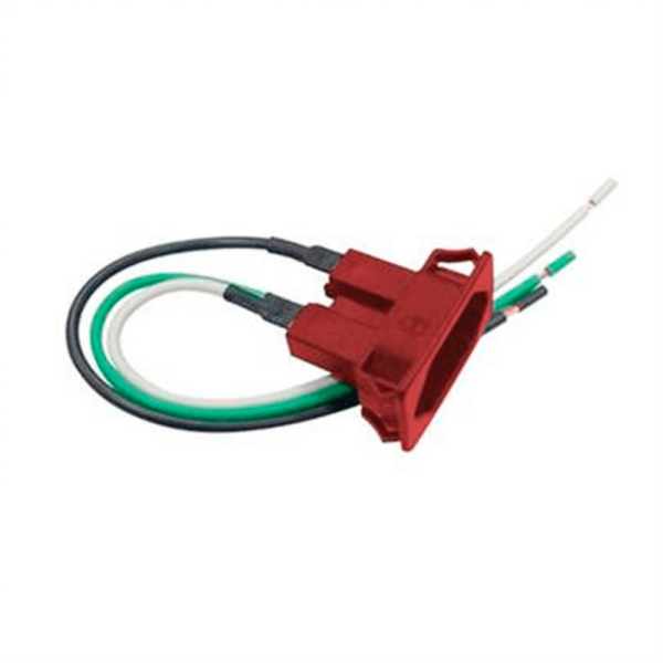 Encontraproduto.com.br - Tomada 2P+T 20A 250V PB Vermelho Faston Com Rabicho Margirius