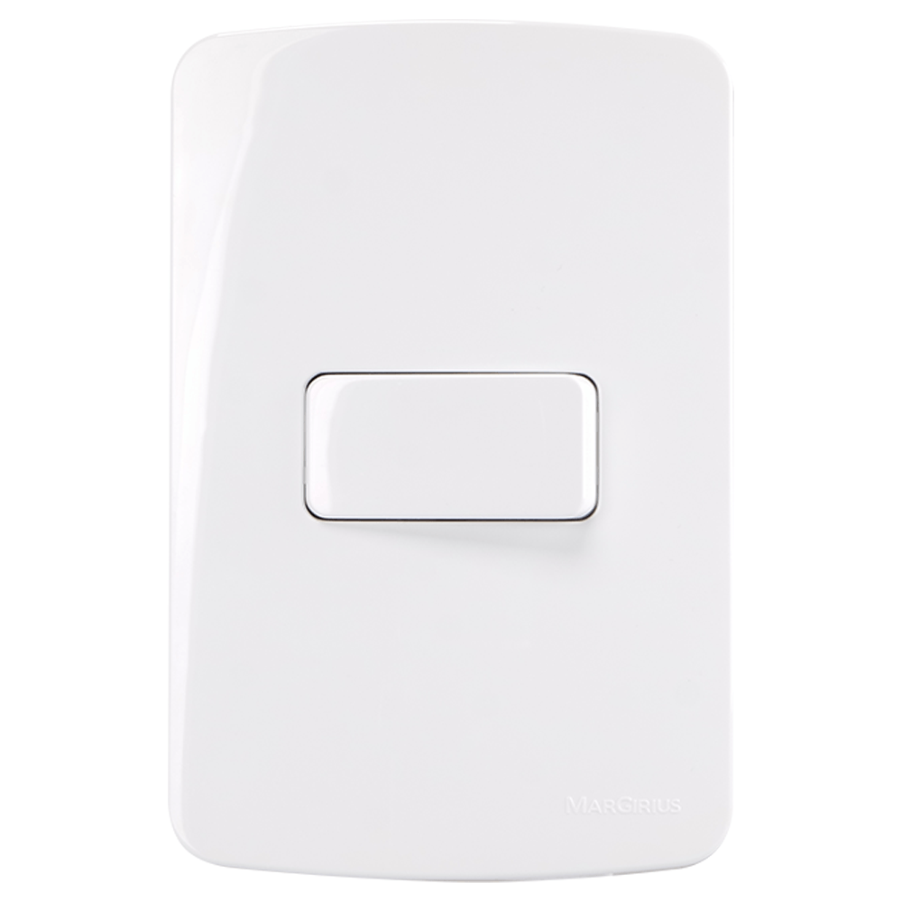 Linha Sleek Conjunto 4×2 Interruptor paralelo 10A 250V