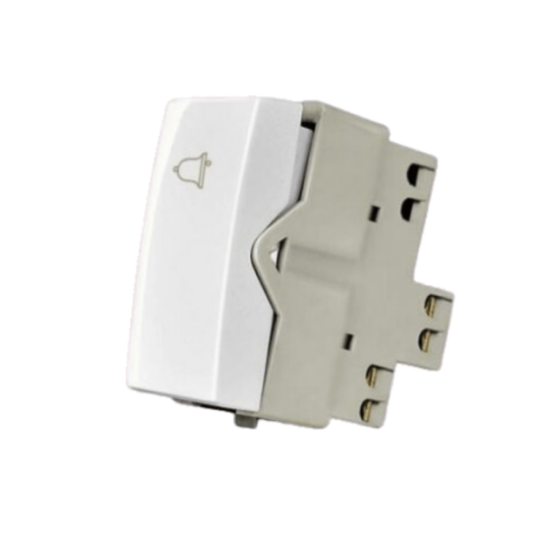Encontraproduto.com.br - Linha Sleek Interruptor Pulsador Campainha 10A 250V