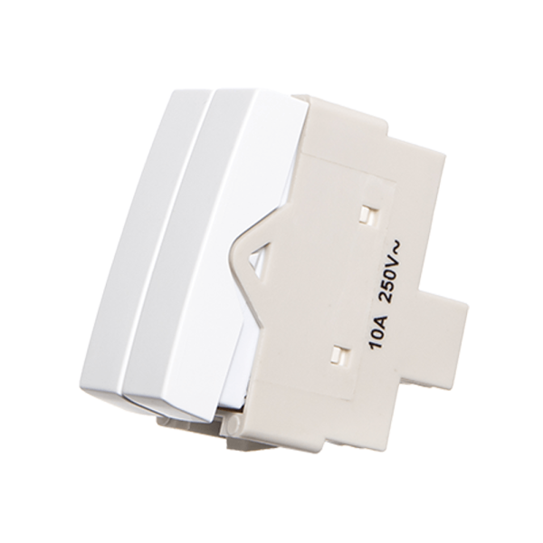 Linha Sleek Interruptor Duplo Simples 10A 250V