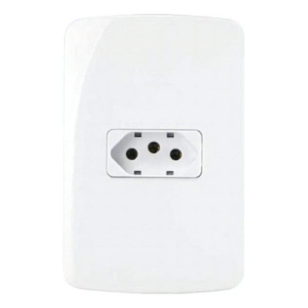 Encontraproduto.com.br - Linha B3 Conj 4×2 Tomada 2P+T 10A 250V