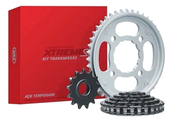 Encontraproduto.com.br - Kit Relação Transmissão Cg 150 Titan Es Ks