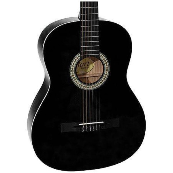 Encontraproduto.com.br - Violão Acústico Clássico Náilon Série Start N-14 BK - Gianinni