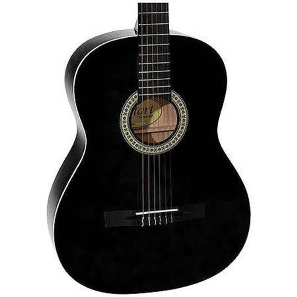 Encontraproduto.com.br - Violão Acústico Clássico Náilon Série Start N-14 BK - Gianinni