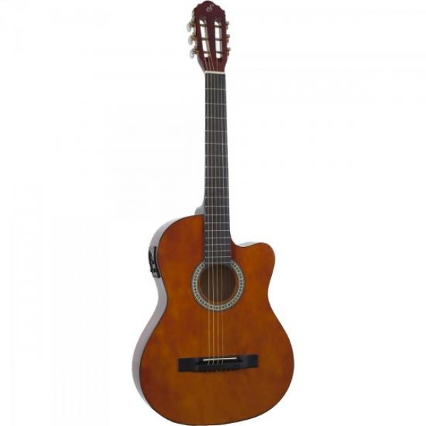 Encontraproduto.com.br - Violao Eletroacustico FLAT Cutaway ACO SF-14 CEQ Natural Giannini