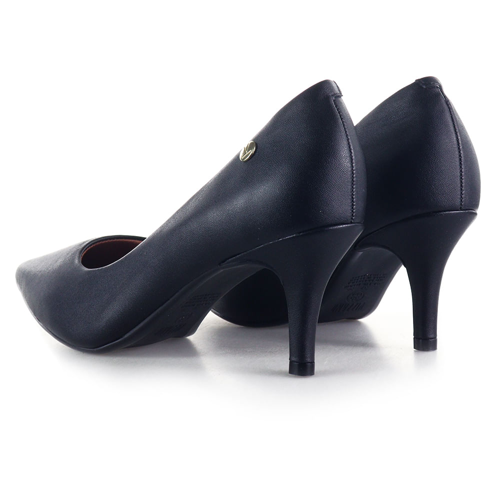 Encontraproduto.com.br - Scarpin Vizzano Preto Salto Médio Feminino