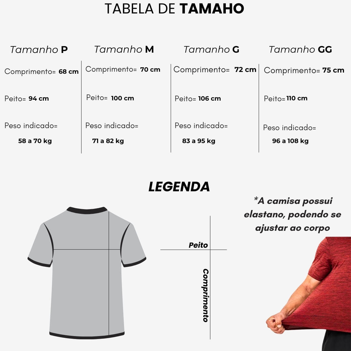 Kit 4 Camisetas Masculina Esportiva Dagg Dry Fit Básica Lisa Respirável Academia Corrida Caminhada
