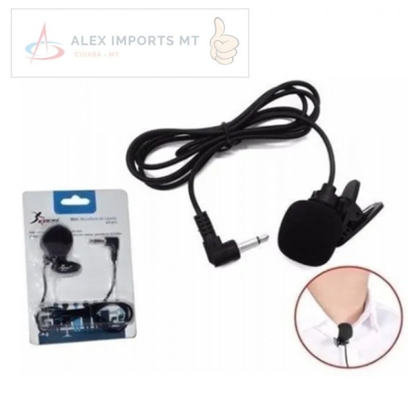 Encontraproduto.com.br - Microfone De Lapela Kp911 Lapella Discreto Simples Qualidade
