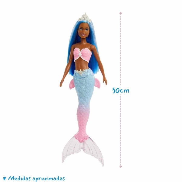 Encontraproduto.com.br - Boneca Barbie Dreamtopia Sereia Várias Cores 30cm Articulada Original Mattel Presente Menina