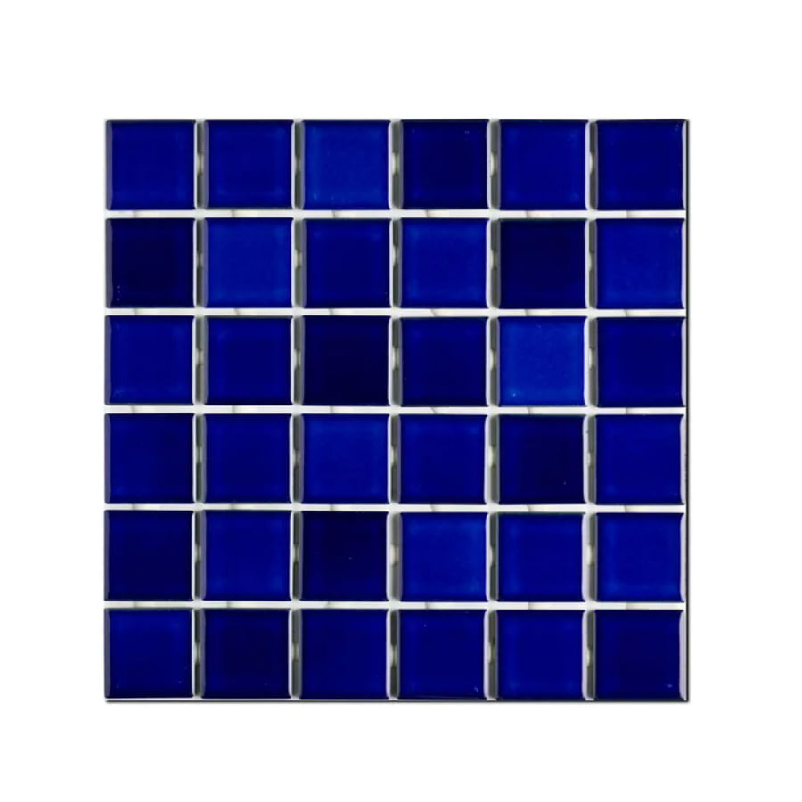 Encontraproduto.com.br - Pastilha Drop System Azul Una Esmaltado 5X5 cm Caixa com 1,41 m2 Bold Atlas