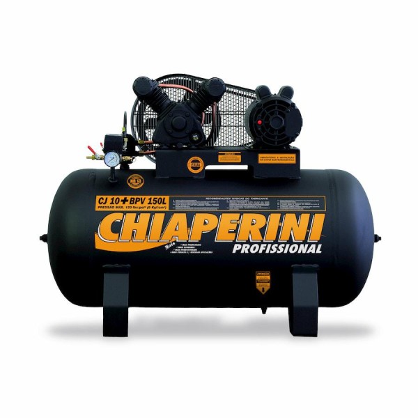 Encontraproduto.com.br - Compressor de Ar B.Pressão Tri 2HP 150L 000647 Chiaperini