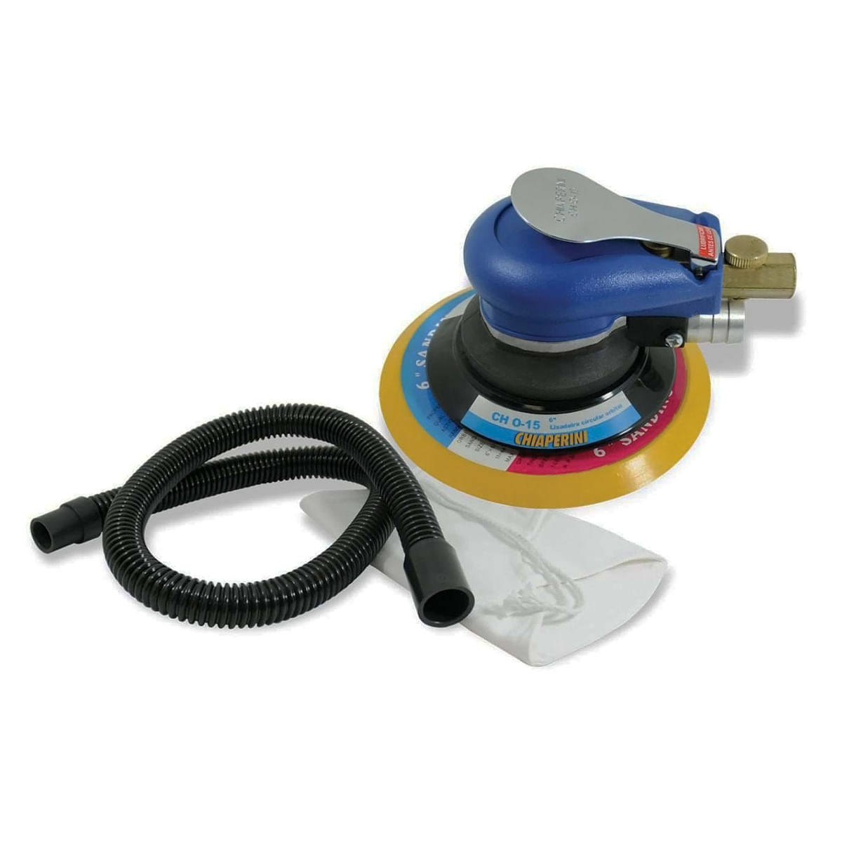 Encontraproduto.com.br - Lixadeira Pneumática Roto Orbital 6 Pol Com Aspiração CH 0-15 HOKIT Chiaperini