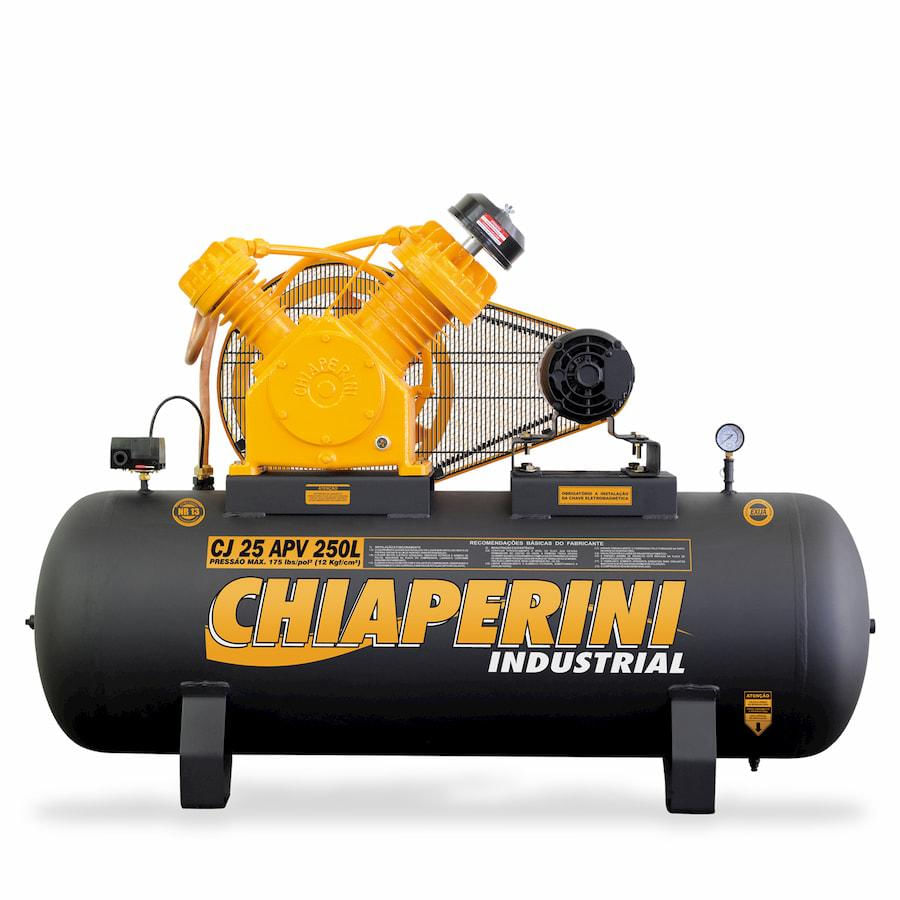 Encontraproduto.com.br - Compressor de Ar A.Pressão Mono Fechado 5HP 250L Chiaperini