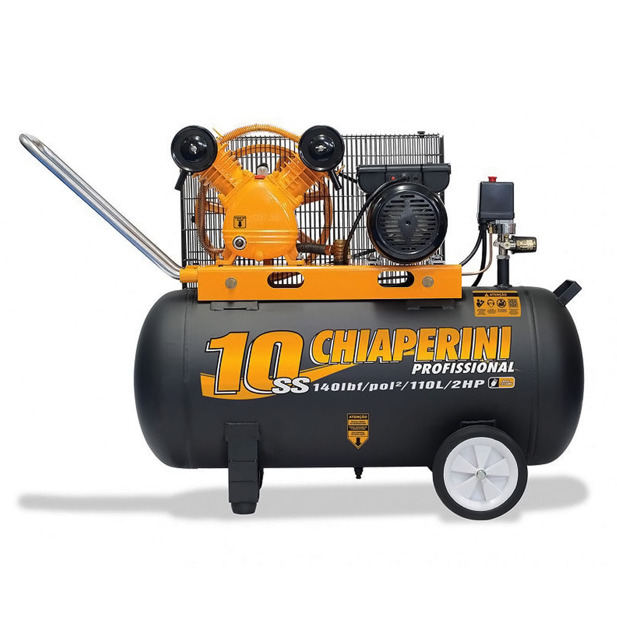 Encontraproduto.com.br - Compressor Ar 10SS Mono 60Hz Bivolt 110L Chiaperini