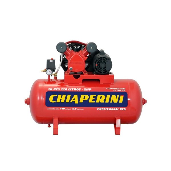 Encontraproduto.com.br - Compressor De Ar Média Pressão 10/110 2Hp 110L 019751