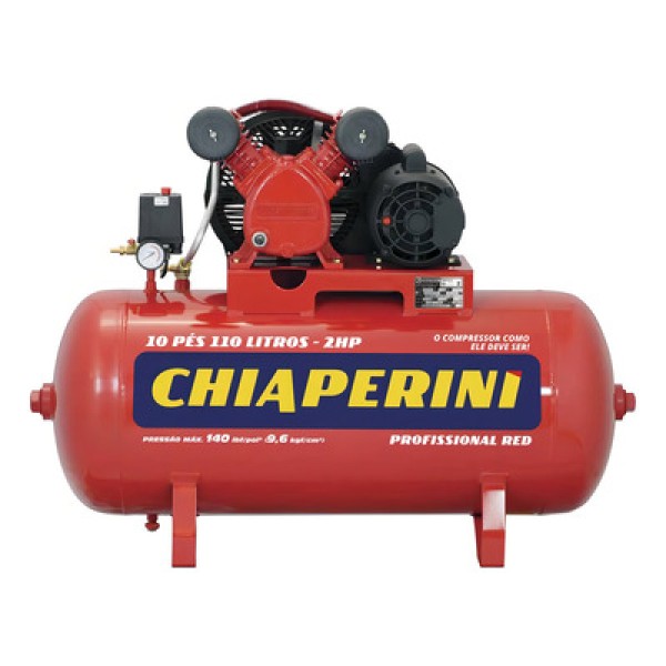 Encontraproduto.com.br - Compressor De Ar Média Pressão 10/110 2Hp 110L 019751