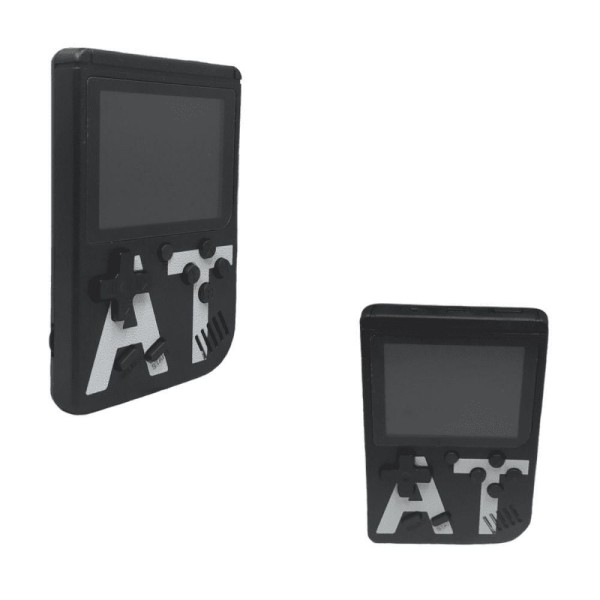 Encontraproduto.com.br - Mini Game Retrô Color Com Adaptador Para Tv 400 In 1 Cor Vermelho