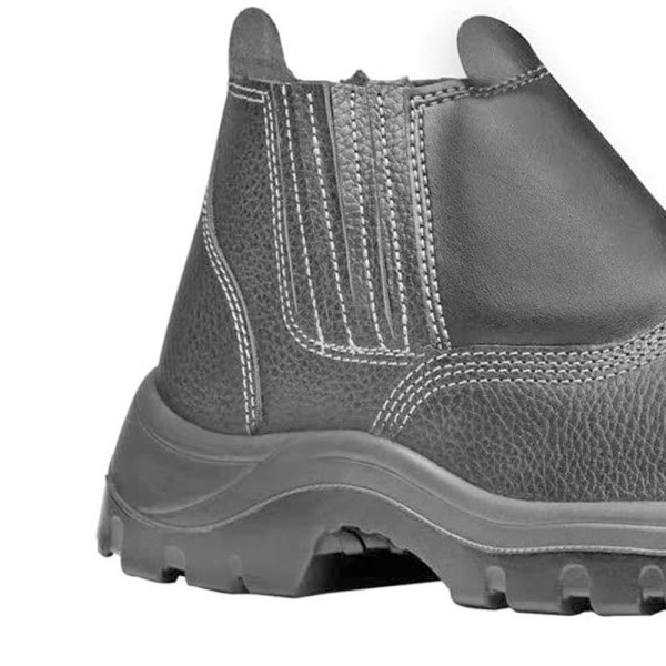 Encontraproduto.com.br - Bota Vaqueta Bico Plástico com Elástico N38 Preto CA31888 Bracol