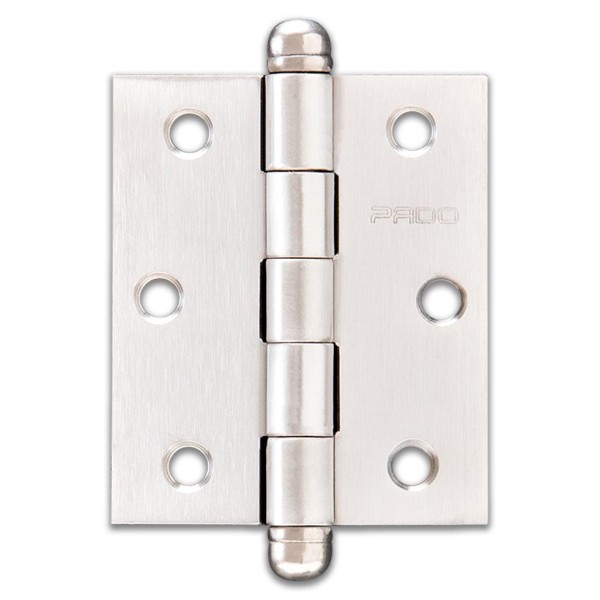 Encontraproduto.com.br - Dobradiça em Aço com Rolamento 3.1/2 SM3025 Cromo Acetinado Pado