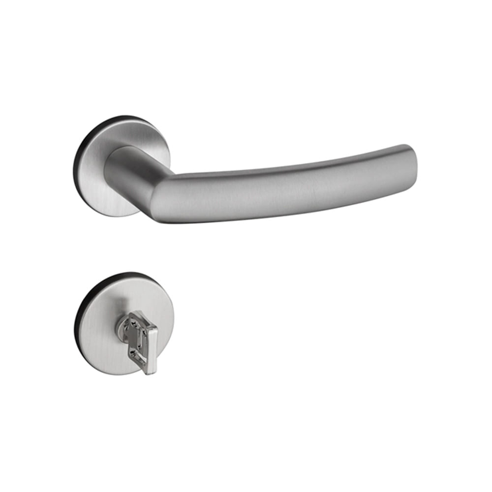 Encontraproduto.com.br - Fechadura para Banheiro de Inox Luma 582/90 Escovada Pado