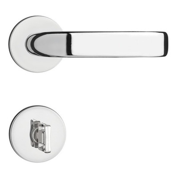 Encontraproduto.com.br - Fechadura Magnum Cromada para Banheiro