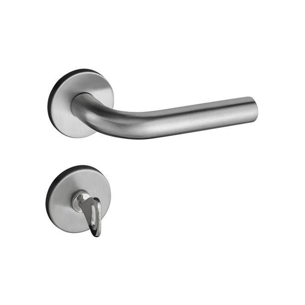 Fechadura Pado Concept Roseta 470 Banheiro Inox Escovado