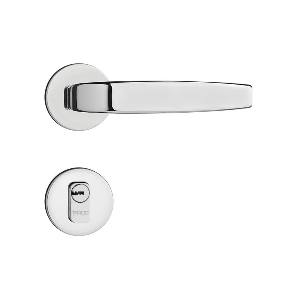 Encontraproduto.com.br - Fechadura Roseta Externa Multiponto 40mm Cromado Vic Pado