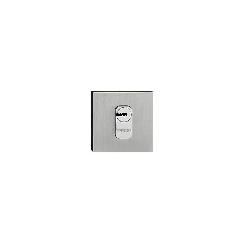 Encontraproduto.com.br - Fechadura Roseta Externa Pado 55mm Cromo Acetinado Rolete Pado