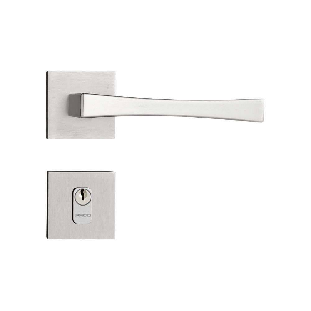 Encontraproduto.com.br - Fechadura Zamac 55mm Externa Vivaldi Roseta RQ2 885-55E Cromo Acetinado