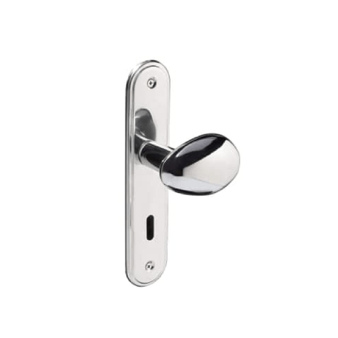 Encontraproduto.com.br - Fechadura Roseta Interna 40mm Cromado Pado