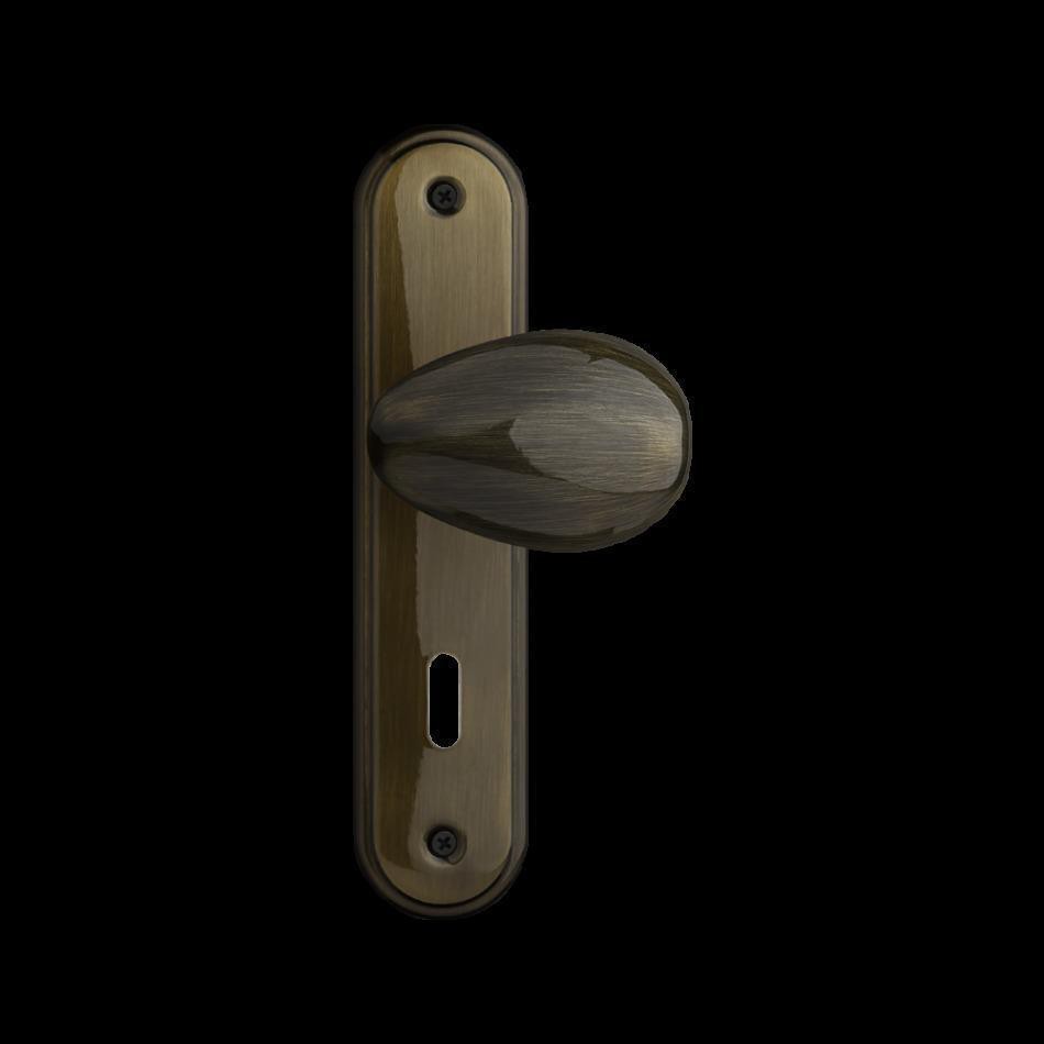 Encontraproduto.com.br - Fechadura Roseta Interna 40mm Bronze 404 Pado