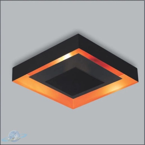 Encontraproduto.com.br - Plafon De Sobrepor Quadrado Luz Indireta 50x50 E27