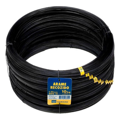 Encontraproduto.com.br - Arame Recozido BWG Número 12 2,77mm Rolo com 50Kg